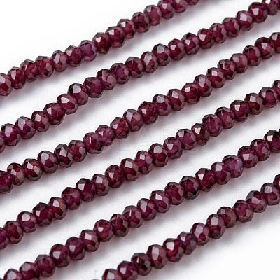 Natural Garnet Beads Strands G-F460-07-1