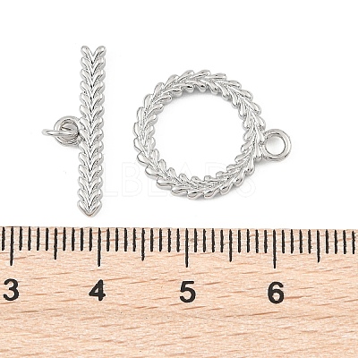 SHEGRACE Brass Toggle Clasps XGR0124P-135P-1