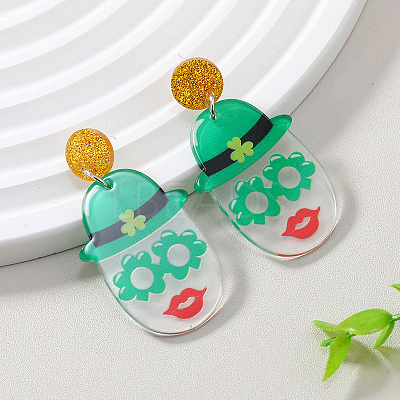 Christmas Acrylic Human Stud Earrings RD9723-5-1