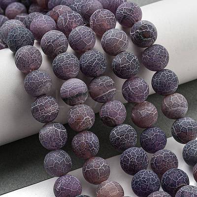 Natural Weathered Agate Beads Strands G-P538-A01-05-1