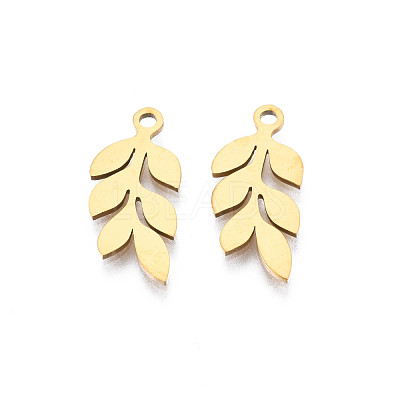 Ion Plating(IP) 201 Stainless Steel Pendants STAS-T044-285G-1