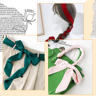 Skinny Polyester Hair Bands OHAR-WH20013-001E-1