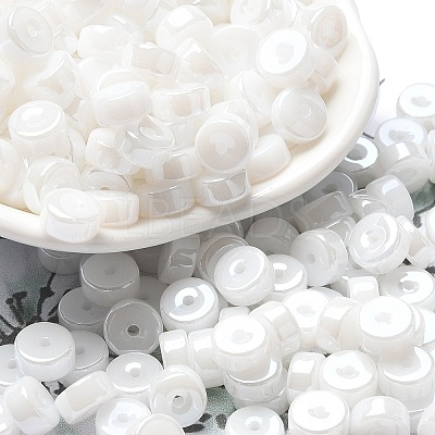 Opaque Colours Luster Glass Seed Beads SEED-E001-P3x6mm-A13-1