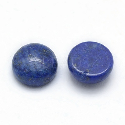 Natural Lapis Lazuli Cabochons G-P393-R11-10mm-1