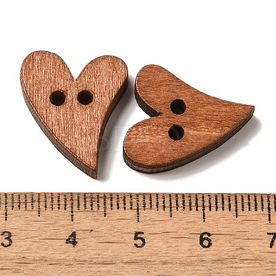 Heart Shaped Paint Buttons  NNA1136-1