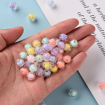 Transparent Acrylic Beads LS-TACR-S152-04A-1