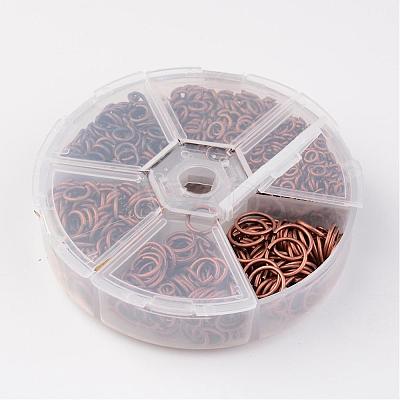 1 Box Brass Open Jump Rings KK-JP0008-R-NF-1