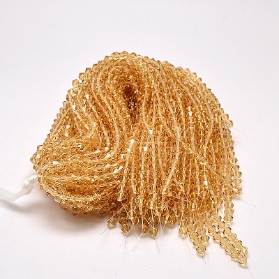 Transparent Glass Beads Strands EGLA-A039-T2mm-D18-1