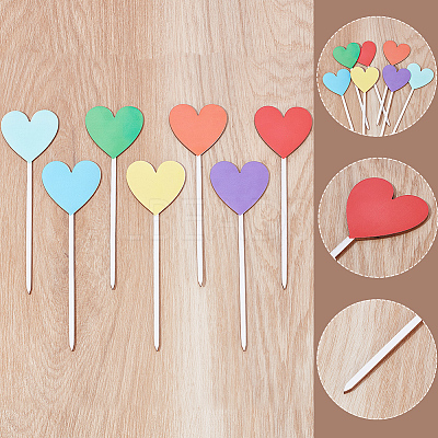 14Pcs Wooden Picks for Vase Decorations AJEW-SP0004-71C-1