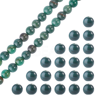 1Strand Natural African Jade Beads Strands G-TA0003-50B-1