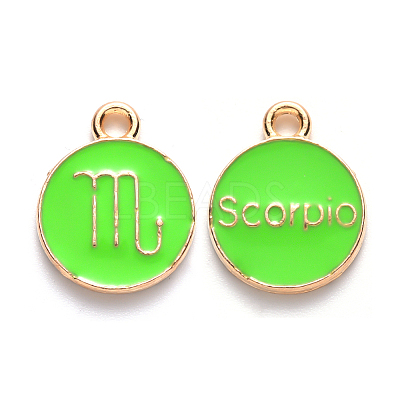 Alloy Enamel Pendants LS-ENAM-S124-01A-06L-1