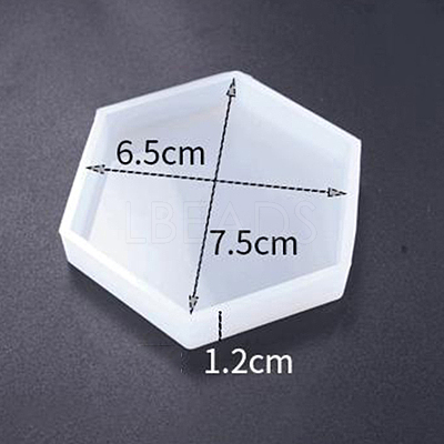 DIY Hexagon Cup Mat Silicone Molds SIMO-PW0001-117B-02-1