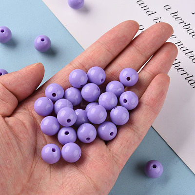Opaque Acrylic Beads MACR-S370-C12mm-A32-1