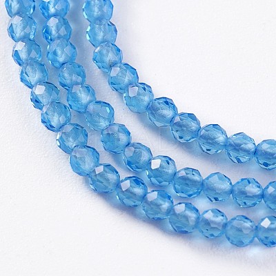 Glass Beads Strands EGLA-E057-02B-09-1