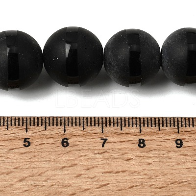 Tibetan Style dZi Beads Stands G-F450-16mm-1