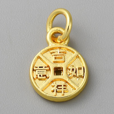 Alloy Pendants with Chinese Characters FIND-WH0159-63G-28-1