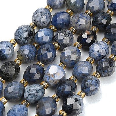 Natural Dumortierite Beads Strands GG-CBA4A3B-A07-1