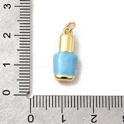 Brass Enamel Pendants KK-A268-03G-B05-1
