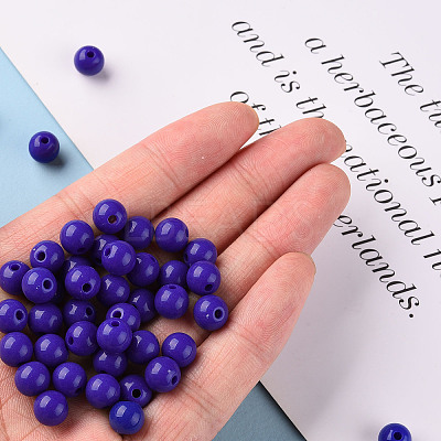 Opaque Acrylic Beads LS-X-MACR-S370-C8mm-A36-1