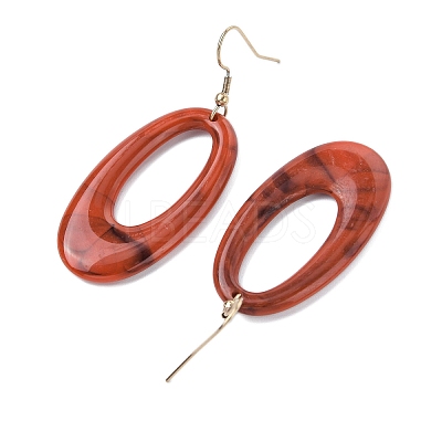 Acrylic Dangle Earrings EJEW-JE06295-1