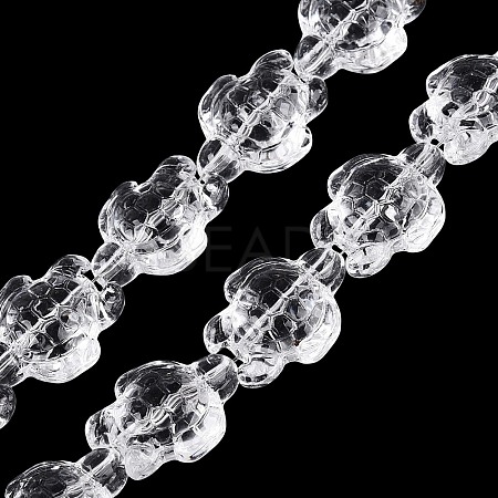Transparent Glass Beads Strands DGLA-N021-02A-11-1