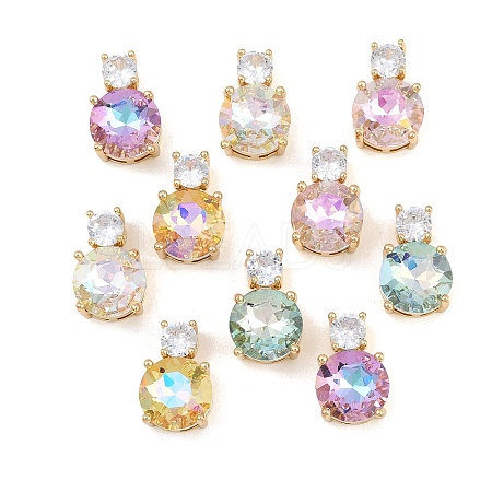 Brass Glass Pendants GL-CBABDD8-14G-1