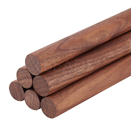 Walnut Wood Sticks DIY-WH0308-336A-1