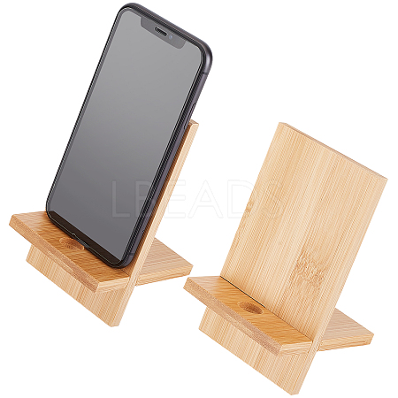 Bamboo Mobile Phone Holders AJEW-WH0248-138-1