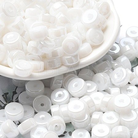 Opaque Colours Luster Glass Seed Beads SEED-E001-P3x6mm-A13-1