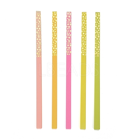 Luminous Lucky Star Origami Paper DIY-WH0011-E01-1