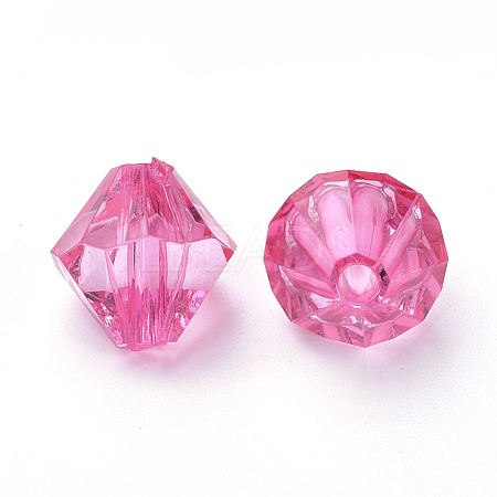 Transparent Acrylic Beads TACR-S146-8mm-03-1