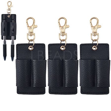 3Pcs PU Keychains KEYC-CL0001-49C-1