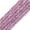 Electroplate Glass Beads Strands X-EGLA-R048-2mm-11-1