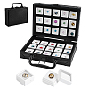 Rectangle Aluminum Alloy with MDF Organizer Cases ODIS-WH0108-093A-1