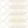 60Pcs Brass Linking Rings KK-SP0002-13B-1