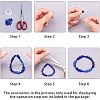 18 Style Blue Glass Beads GLAA-PH0007-08-5