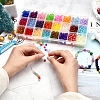 216g 24 Style Transparent Acrylic Beads MACR-SZ0001-59-4