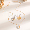 Brass Crystal Rhinestone Earrings & Necklaces WG06C1A-07-2