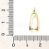Rack Plating Brass Ice Pick Pinch Bails KK-Z030-05F-G-3