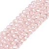 Electroplate Glass Beads Strands EGLA-A044-T3mm-B22-1