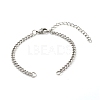 Tarnish Resistant 304 Stainless Steel Twisted Chains Bracelet Making AJEW-JB01064-1