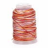 5 Rolls 12-Ply Segment Dyed Polyester Cords WCOR-P001-01B-012-1