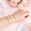 3Pcs 3 Styles Brass Slider Bracelet Sets BJEW-GA00001-3