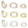GOMAKERER 6Pcs 6 Styles 925 Sterling Silver Open Jump Rings STER-GO0001-17-1