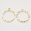 Alloy Open Back Bezel Pendants PALLOY-S121-195-2