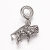 304 Stainless Steel European Dangle Charms OPDL-K001-23AS-2