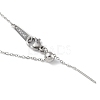Ion Plating(IP) 304 Stainless Steel Cable Chain Necklace for Men Women X-NJEW-M200-14P-3