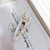 Cat Shape Cellulose Acetate(Resin) Alligator Hair Clips PW-WGA8C03-07-1