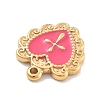 304 Stainless Steel Enamel Pendants STAS-M092-12G-03-2