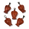 Natural Red Jasper Pendants G-B127-10P-11-2